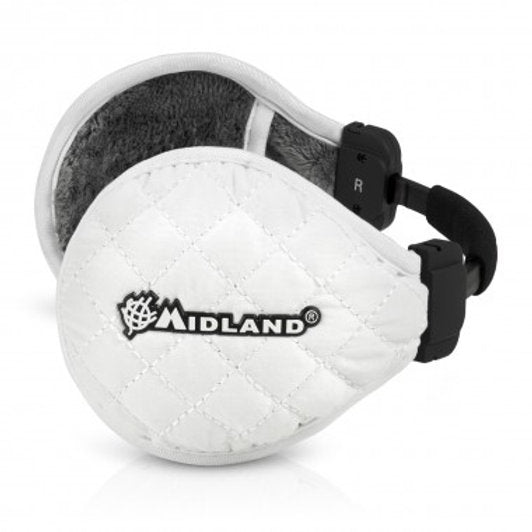 Încălzitoare pentru urechi Midland cu căști stereo Hi-Fi Sub Zero albe
