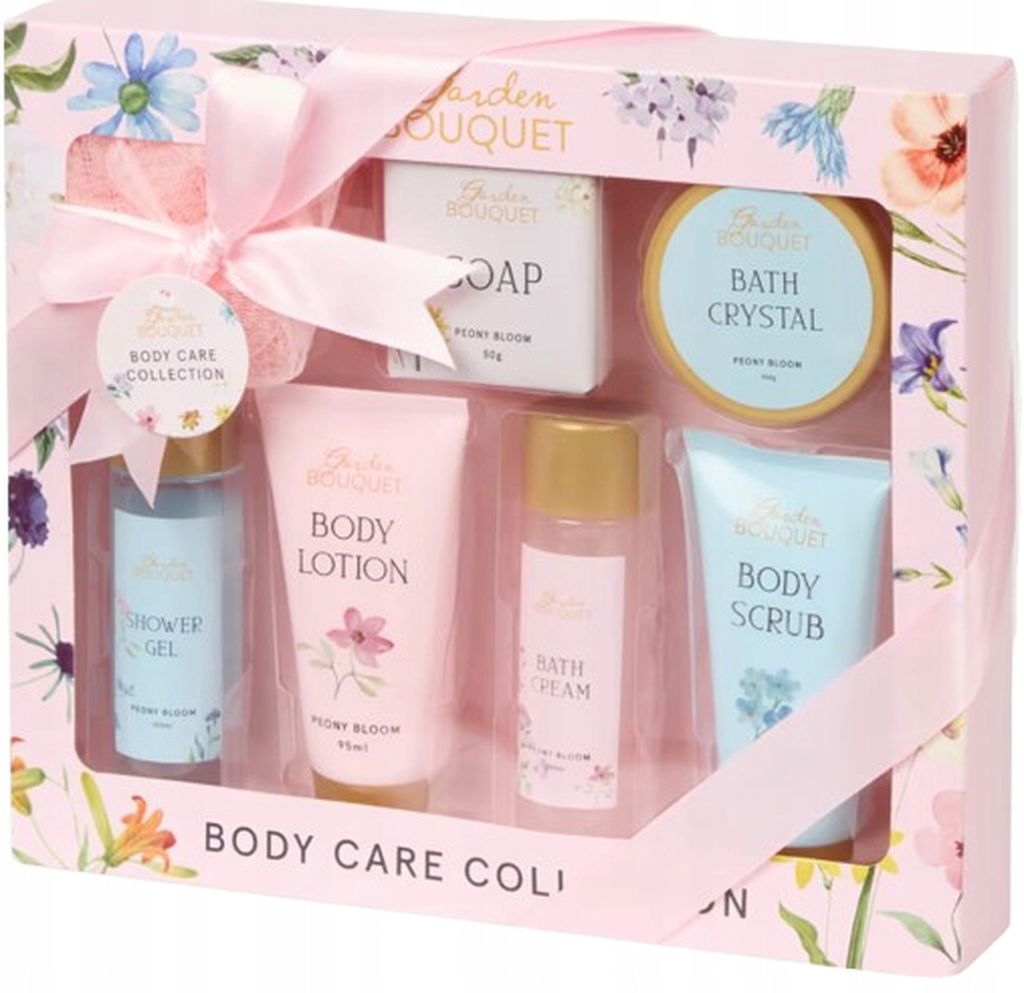 Set cadou spa Body Care, Garden BOUQUET, 7 piese, 24 x 28cm