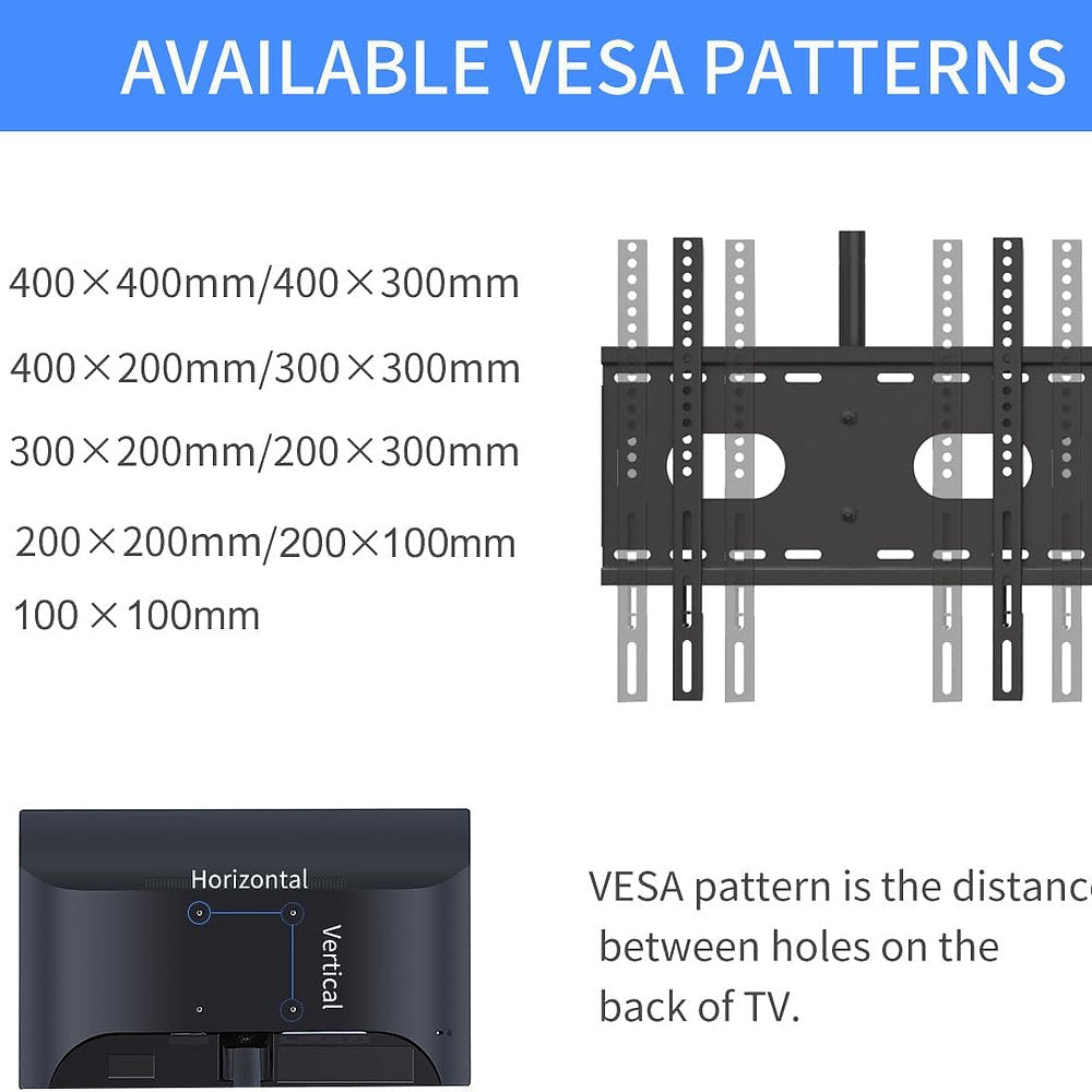 Suport TV 26-55inch, fixare pe tavan, 45kg max