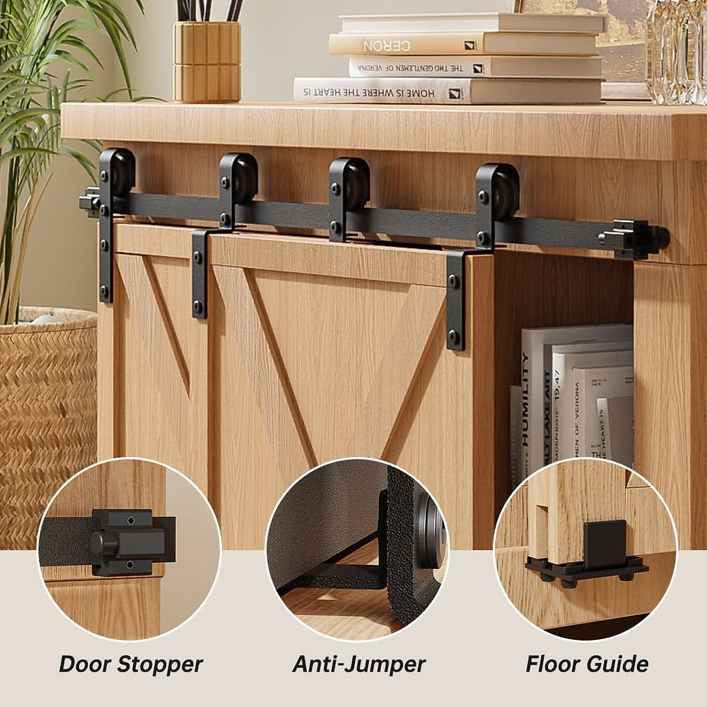 Mecanism usi glisante dulap BONIKLUBA, bypass 76-200cm