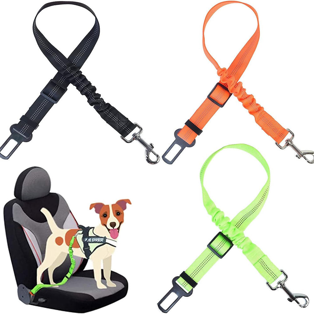 Centura de siguranță câini animale de companie cu absorbție elastică 3 buc