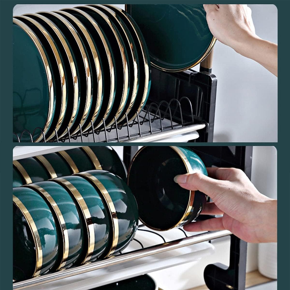 Suport, uscator vase pe doua nivele 43.5x26x42cm