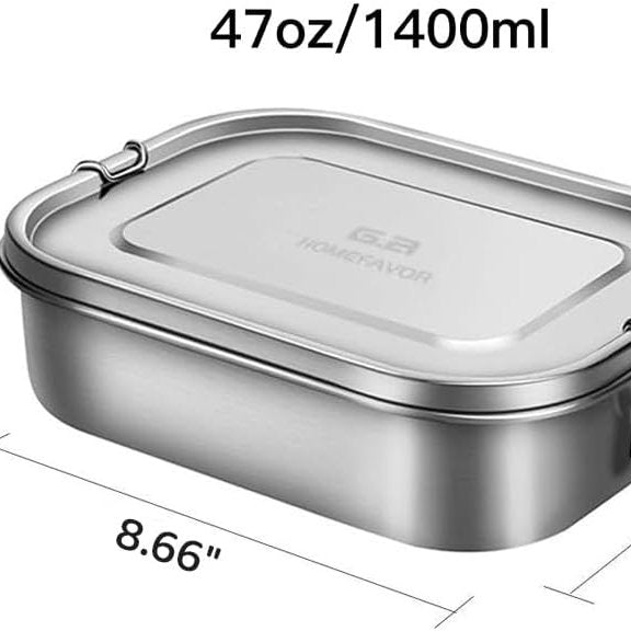 Cutie pranz, Ga Hamefavor, compartimentata, INOX, 1400ml