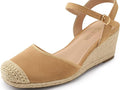 Sandale de damă cu toc, Dream Pairs, Kaki, 40