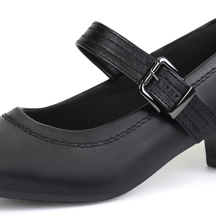 Pantofi ortopedici cu curea, Mary Janes, toc 4cm, 41