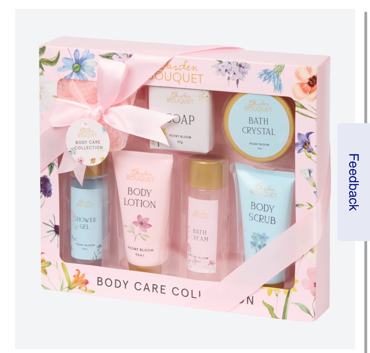 Set cadou spa Body Care, Garden BOUQUET, 7 piese, 24 x 28cm