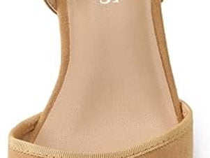 Sandale de damă cu toc, Dream Pairs, Kaki, 40