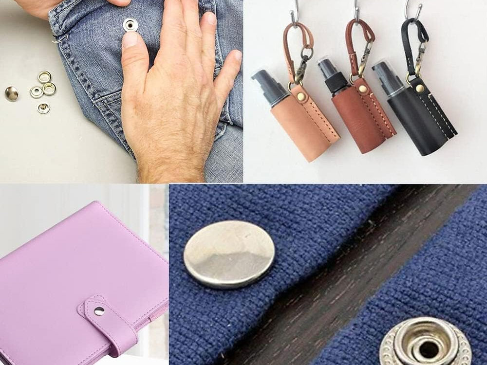 Butoni, Capse Inox, nituri set de 240, 3 unelte