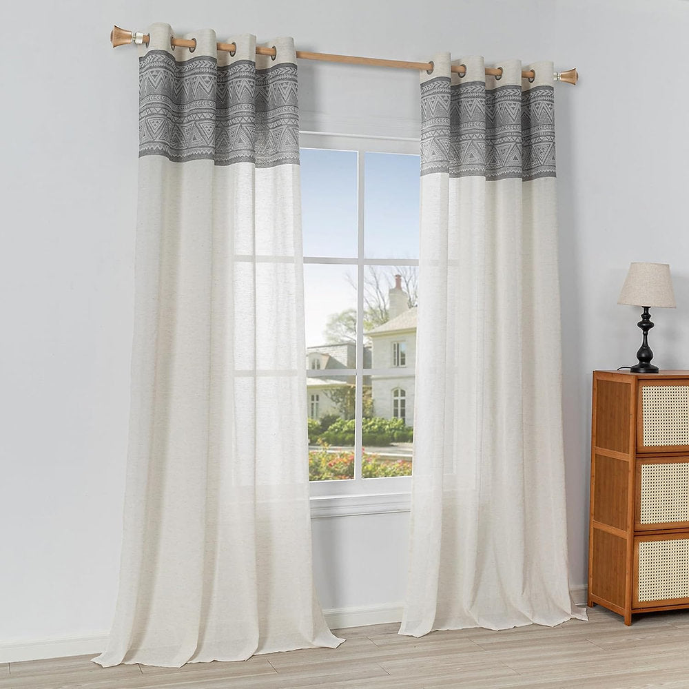Perdele Mysky Home cu ochiuri semitransparentă, 140 x 245 sau 260cm, gri