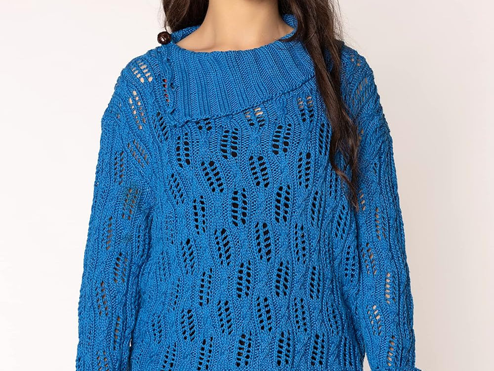 Kit tricotat bumbac egiptean, cadou Chinese Lanterns 339, XS roz