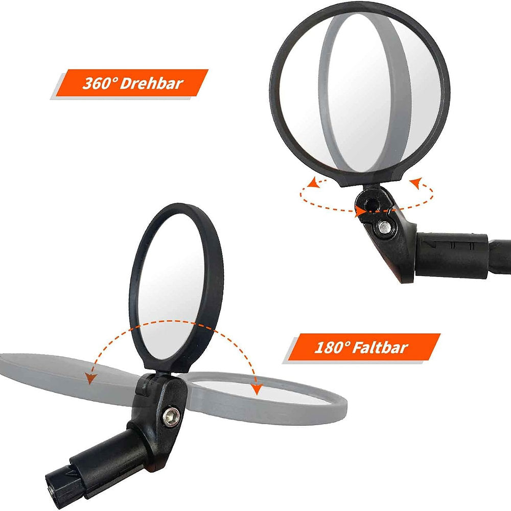 Oglinzi pentru bicicletă si electrică, HD, 360, Homieway