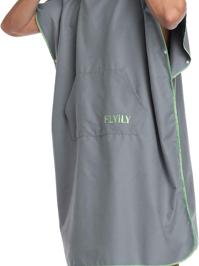 Prosop poncho, schimbare rapida, microfibra, FLYILY, unisex, L