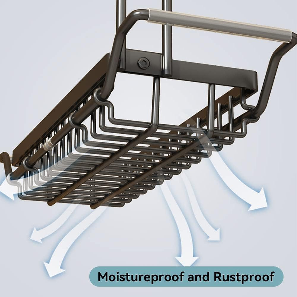Uscator pe chiuveta, adjustabil 42.5 - 54cm, inox