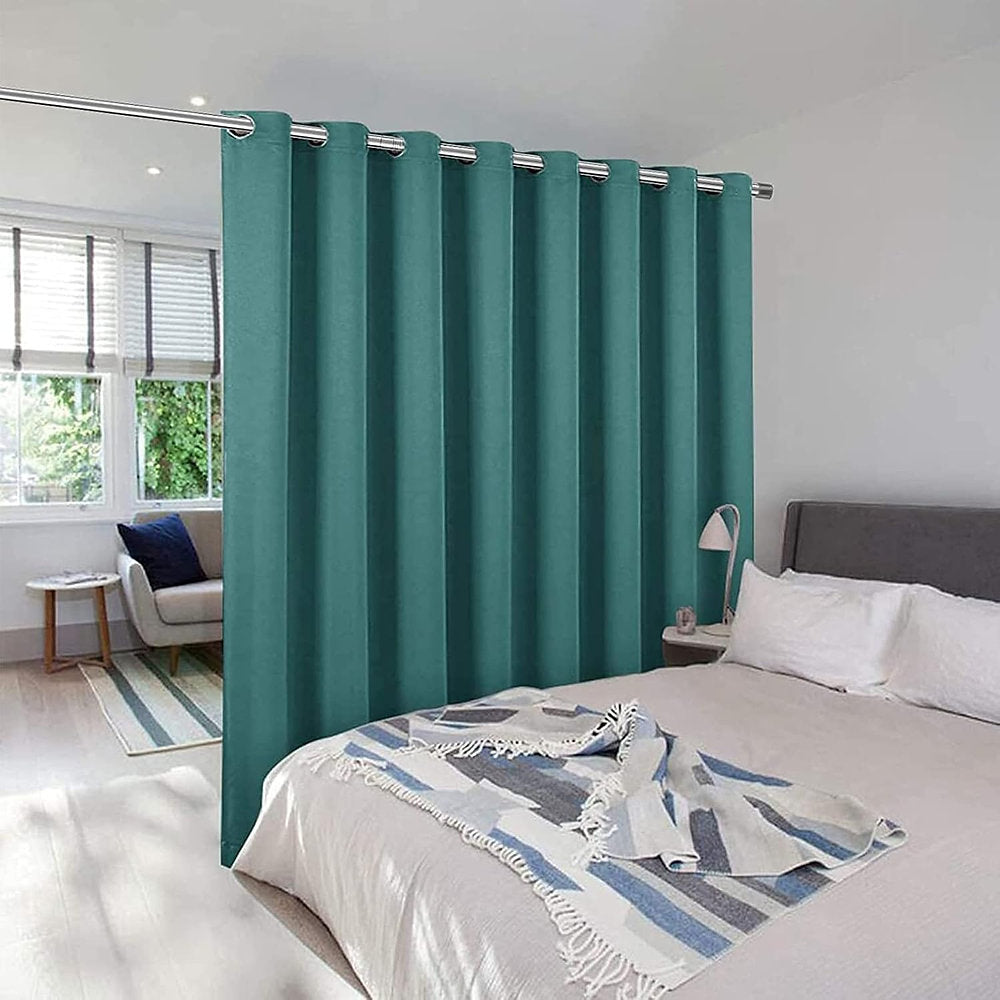 Galerie, INFLATION, bara perdea, draperie extensibila, 76-157cm, cap argintiu