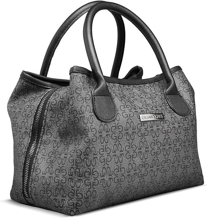 Geanta cosmetice Gillian Jones, Mary Cosmetic, Negru, 30 x 22 x 16 cm