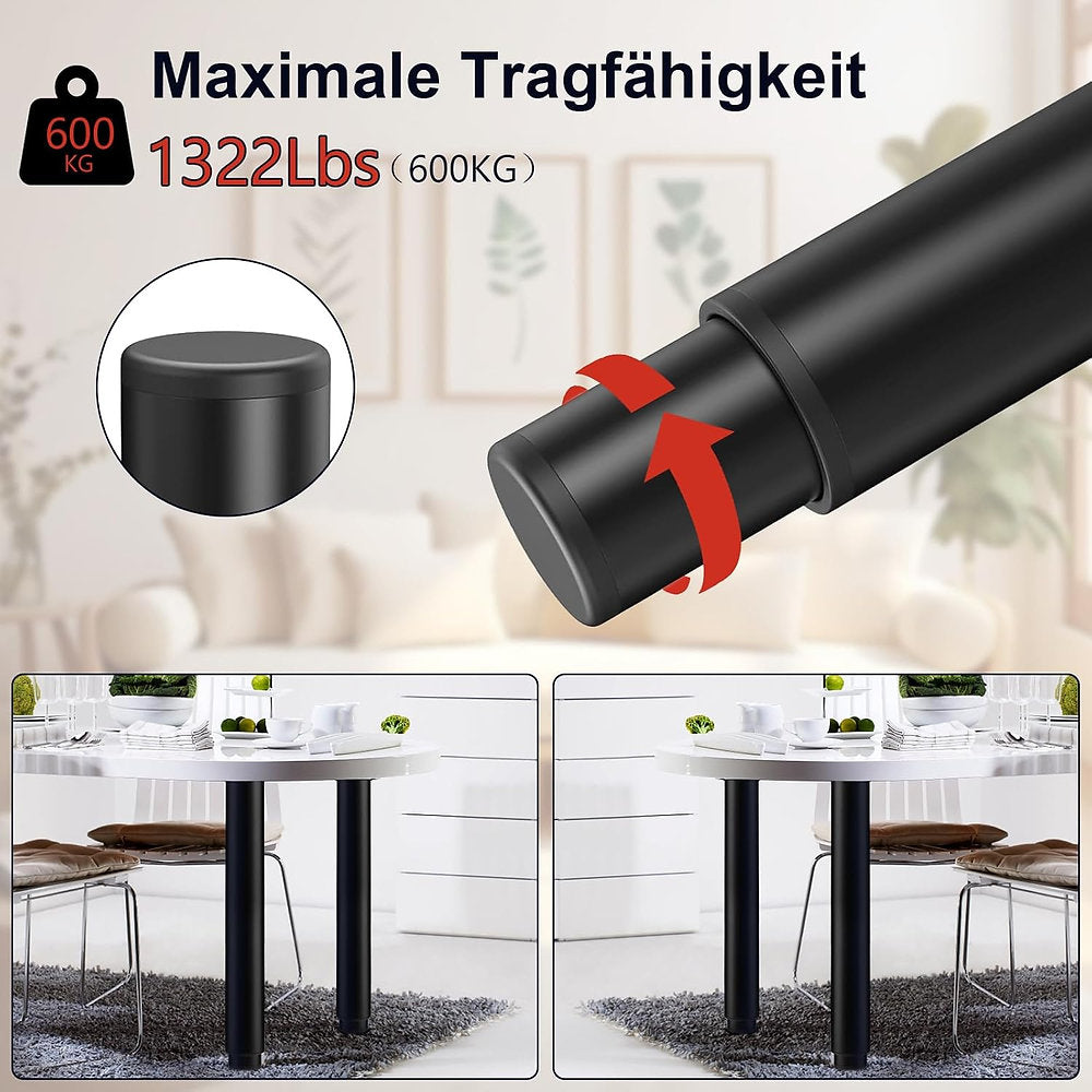Set de 4 picioare mobila,Swetfela, reglabile 25-40cm, otel carbon