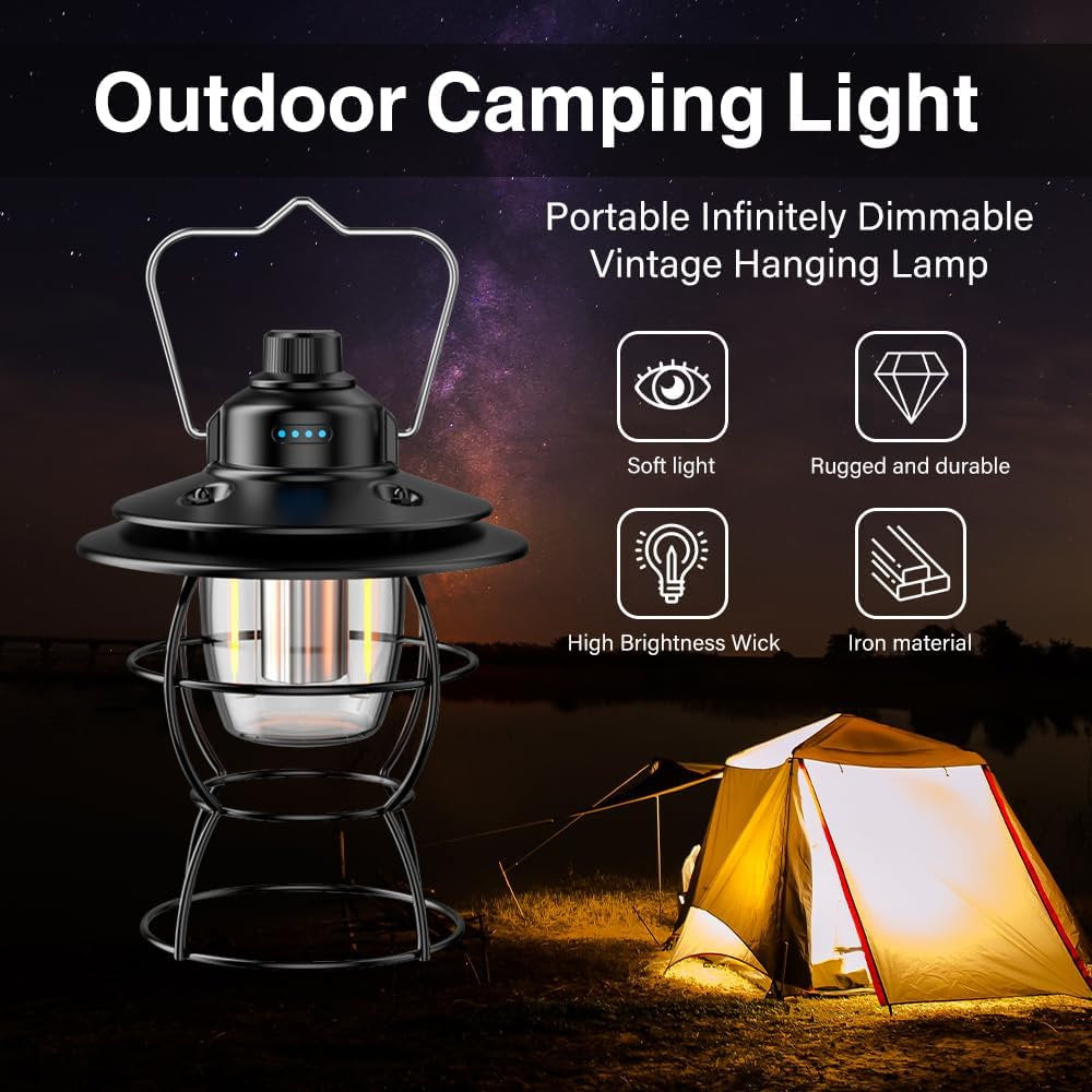 Lampa de exterior, camping, baterie externa 2000 mAh