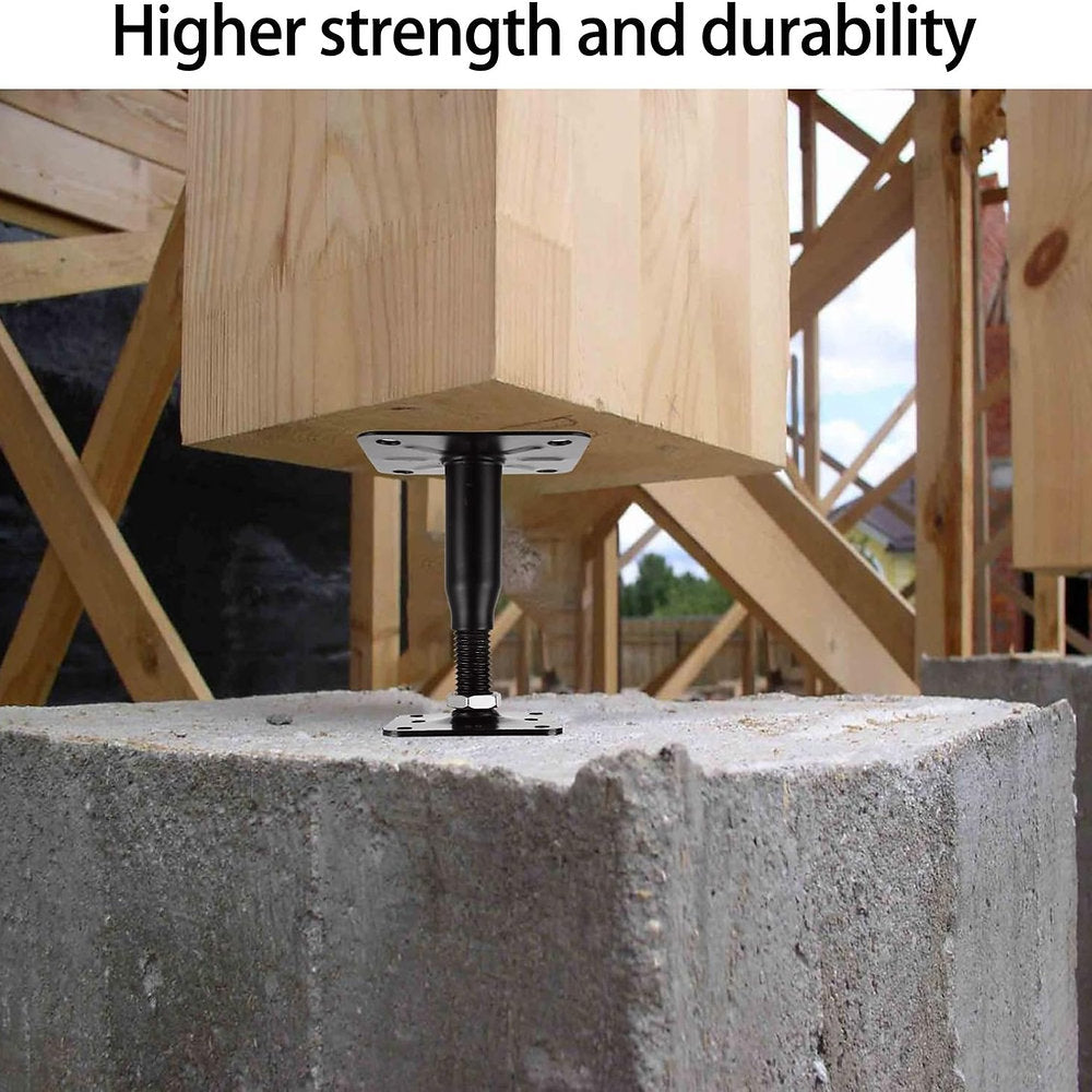 Suport stalp regtabil, Akolafe, 10-15cm, 75x95mm