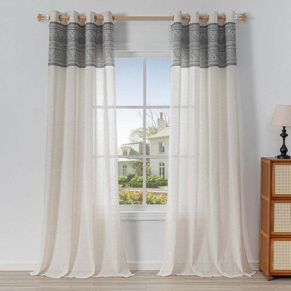 Perdele Mysky Home cu ochiuri semitransparentă, 140 x 245 sau 260cm, gri