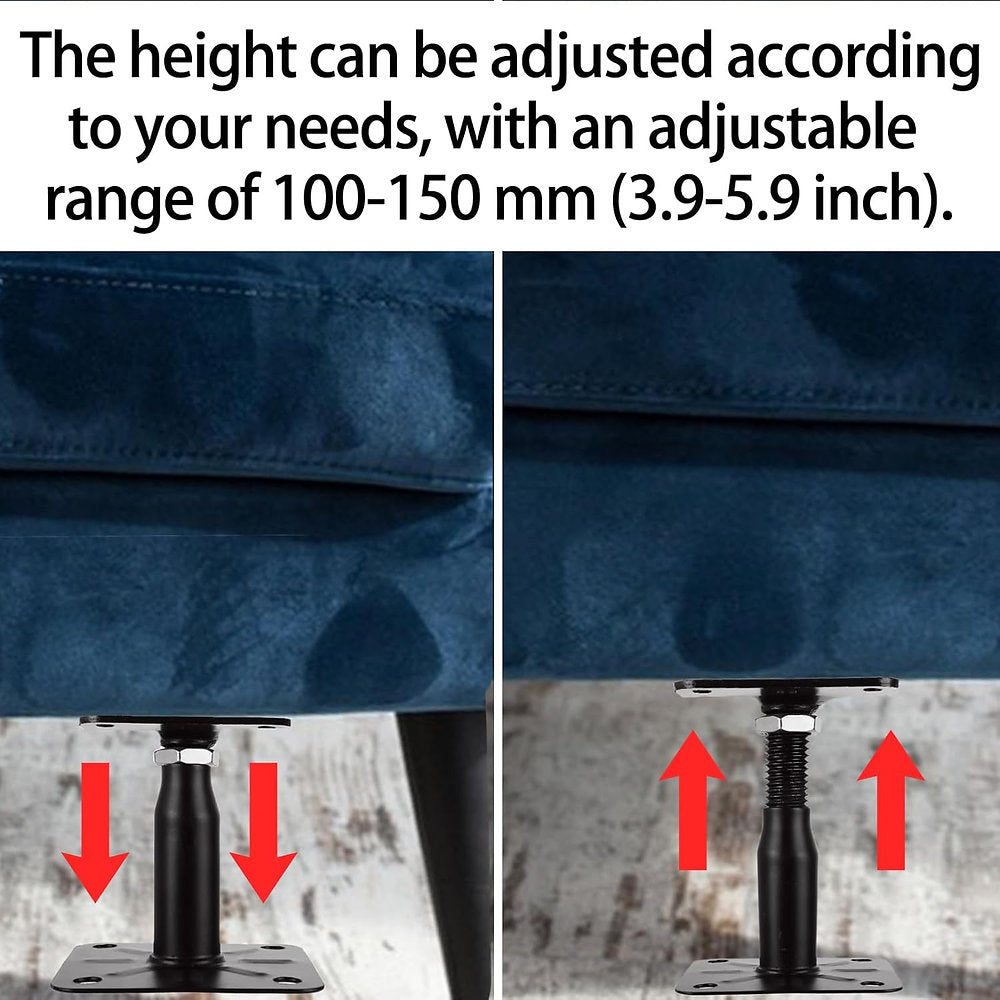 Suport stalp regtabil, Akolafe, 10-15cm, 75x95mm