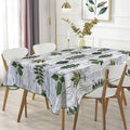 Fata de masa decorativa, Mercury Textil, impermeabila, frunze, 140x140cm