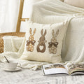 Fata de perna paste, Artoid, Polka Dots Rabbits, 45 x45cm, set de 2