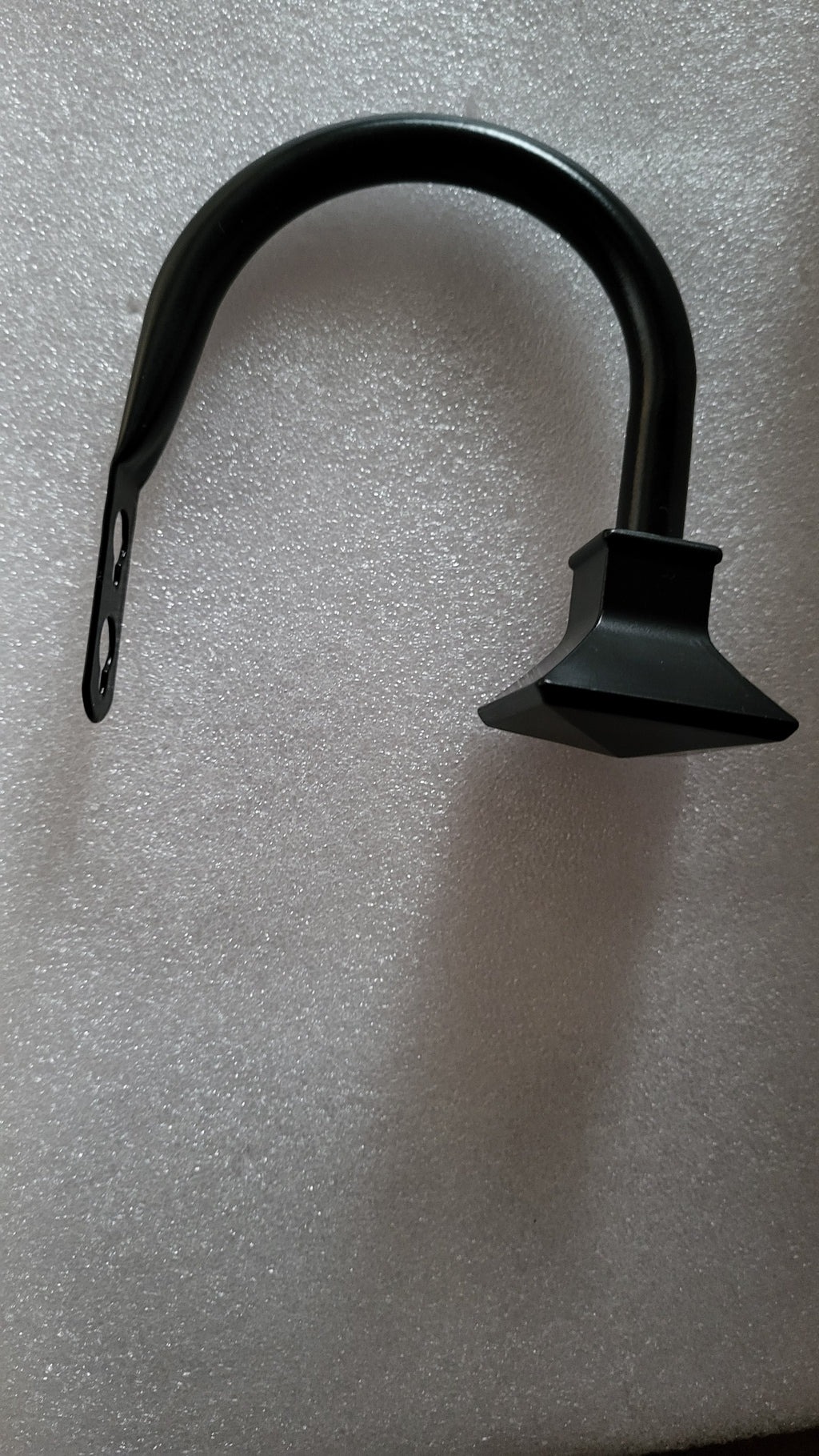 Accesoriu fixare draperie, perdea, metalic, negru, set de 2