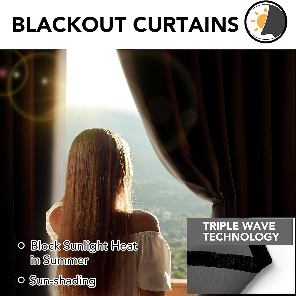 Draperii de exterior Deconovo rezistente la intemperii, 214 x 132 cm,gri