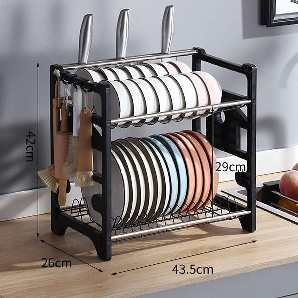 Suport, uscator vase pe doua nivele 43.5x26x42cm