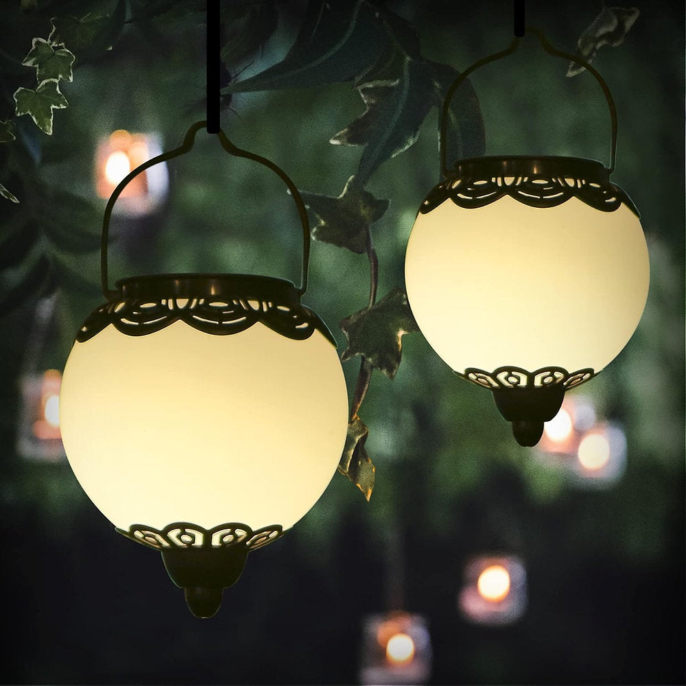 Lămpi solare IP65, Bonsery, decorative, set de 2