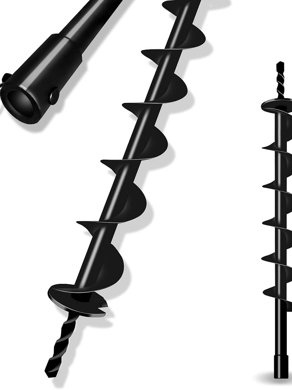 Burghiu cultivator, stalpi, Longrun, pentru sapat gauri, 7.6x80cm