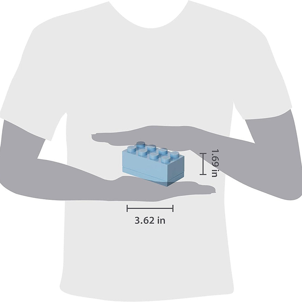 Cutie sandwich LEGO Lego 2 X 4 Albastru Deschis