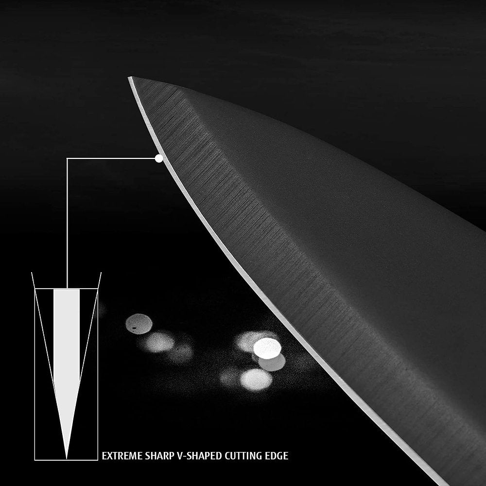 Set de 6 cutite inox bucatarie, Hecef premium