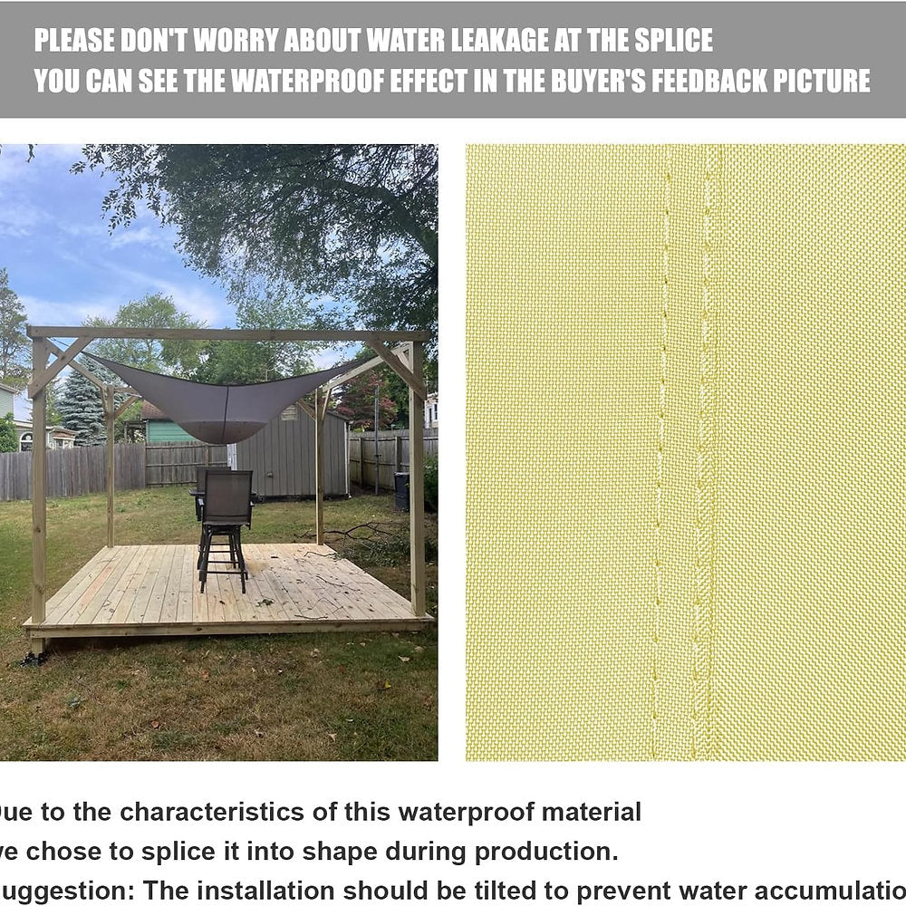 Copertina, prelata Homper, protectie solara Premium 3x3 m, crem