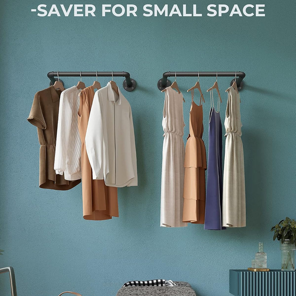 Bare suport imbracaminte, Oropy, retro, 49cm, set de 2, 60kg