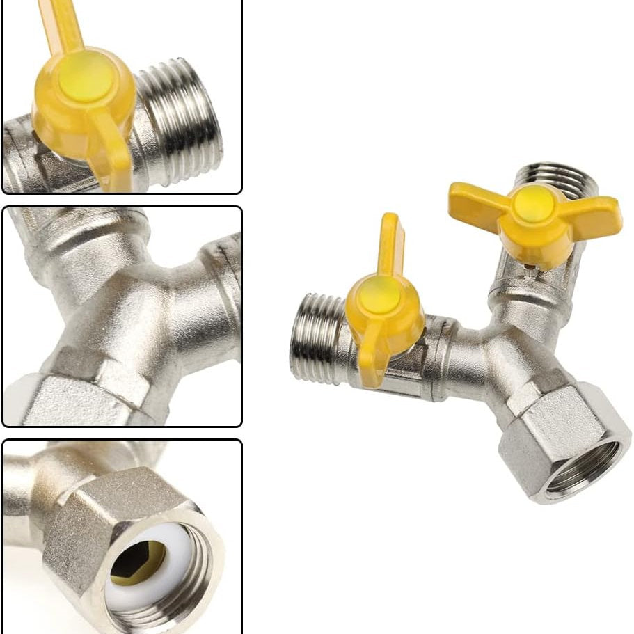 Deviator, Comutator Alamă 1/2 inch Supapă de distribuire în Y