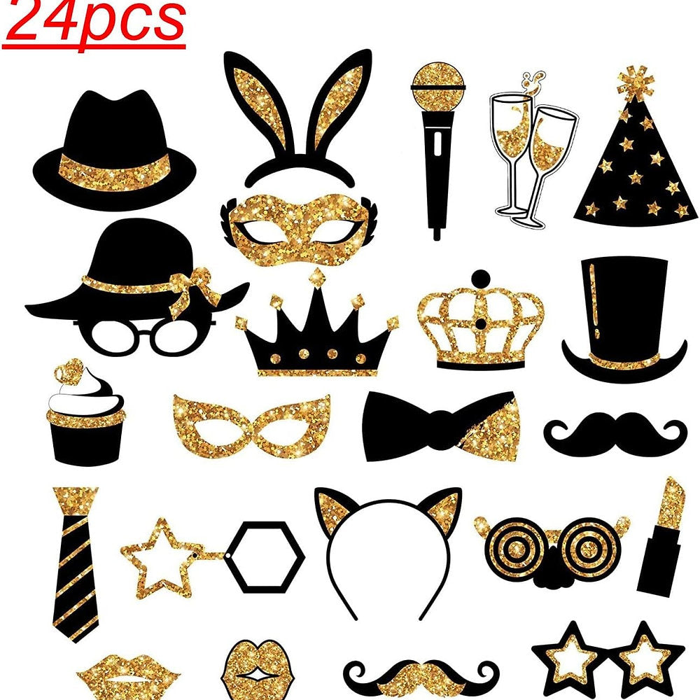 Recuzita foto, evenimente, accesorii ocazii, pachet de 24