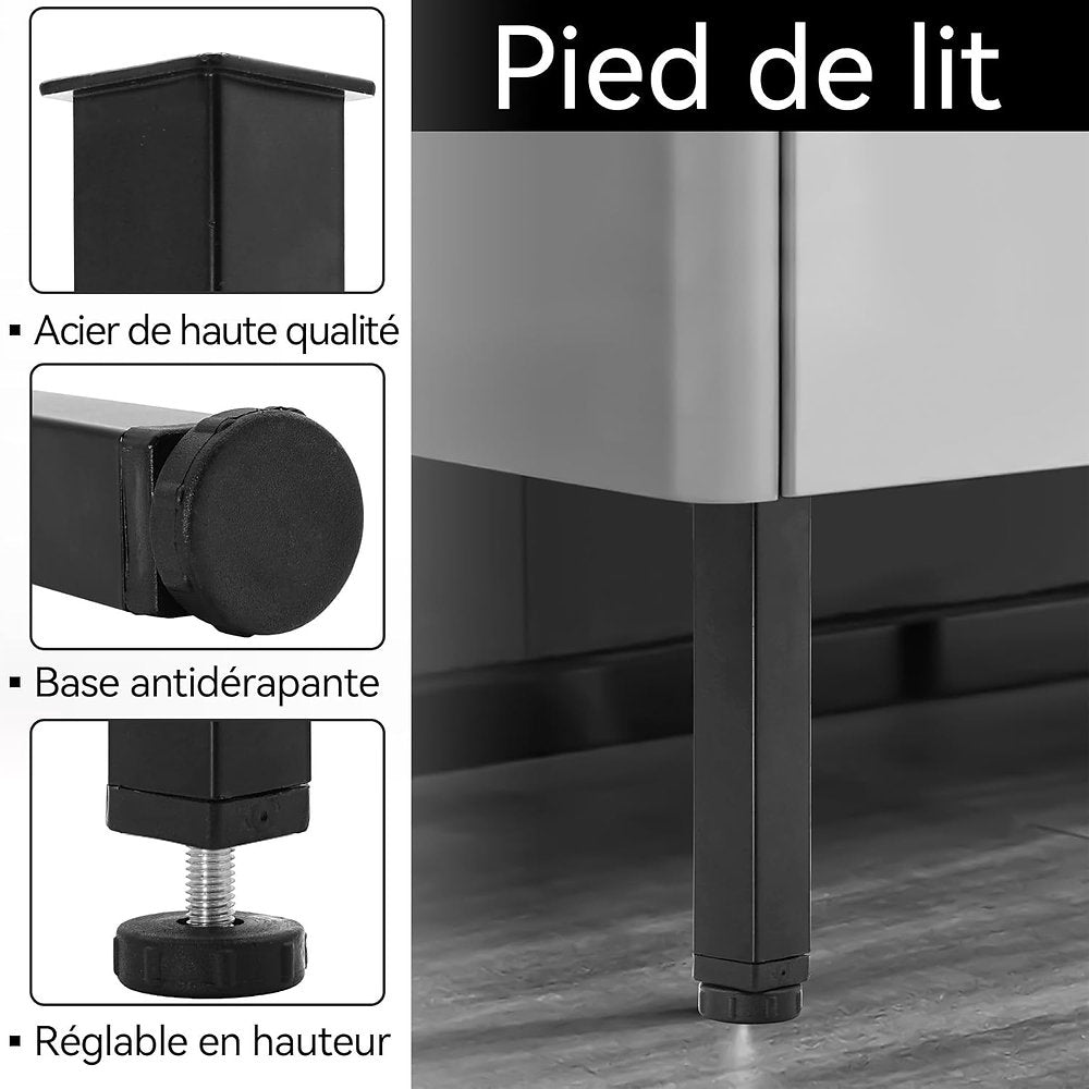 Set de 4 picioare mobilier, Dreamark, dulap, canapea 35 (+2) cm
