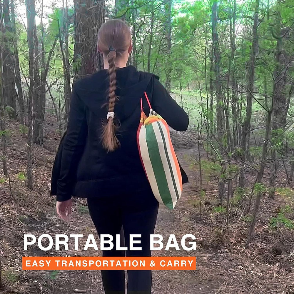 Hamac de camping cu grindă de echilibru, 200x150cm, 300kg