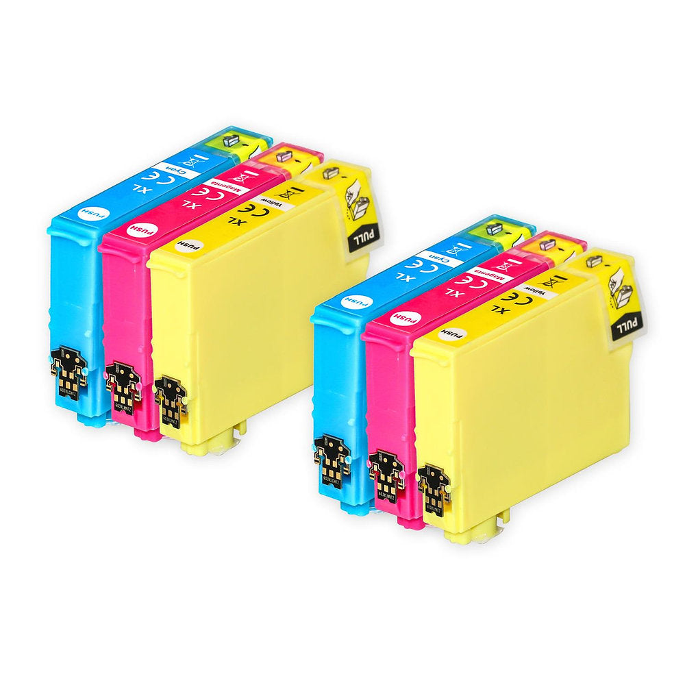 Set 6 Cartuse Compatibile Epson T1306 C/M/Y, Epson Stlyus și Workforce