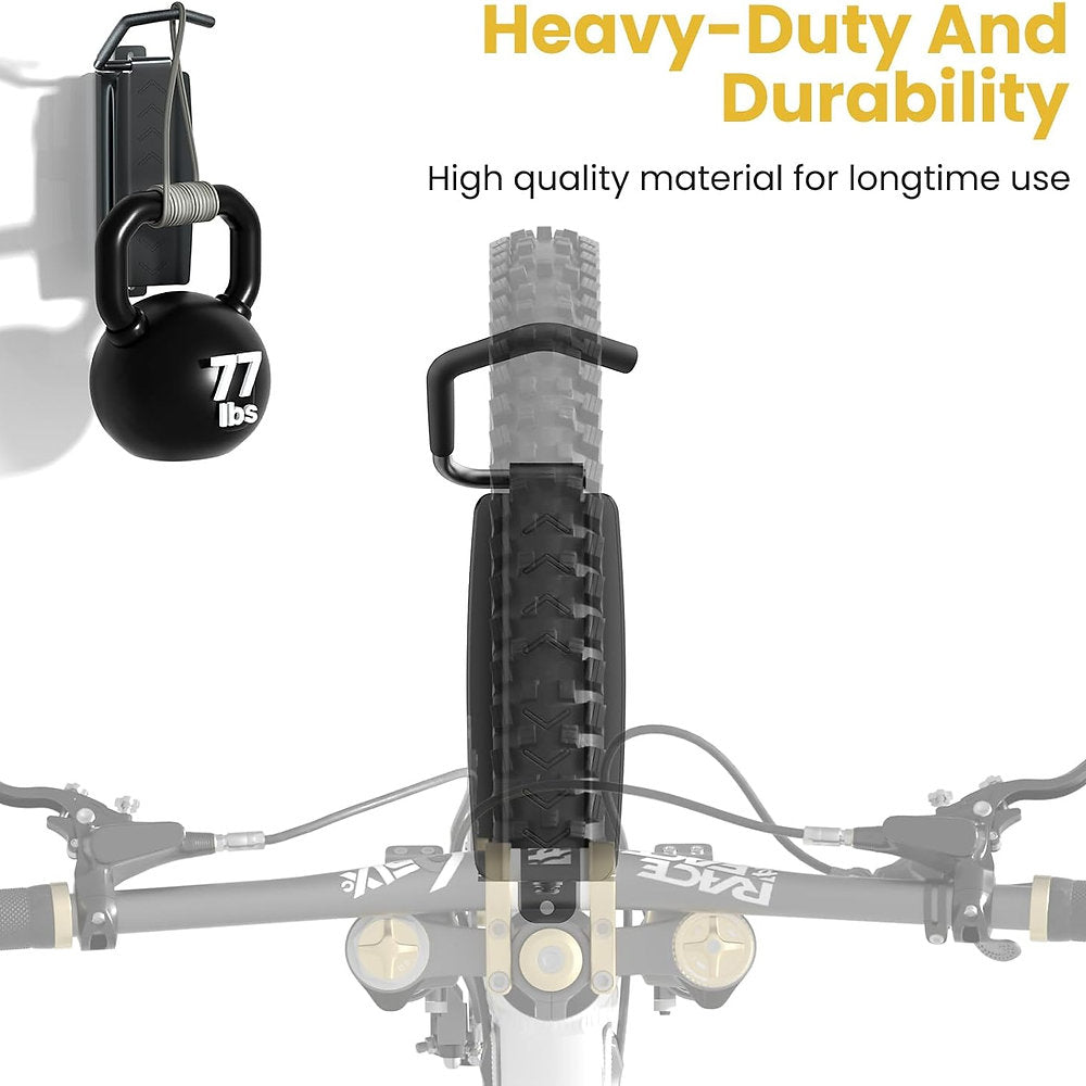 Carlig suport bicicleta, Putorsen, pe perete, reglabil, max 35kg, set de 2