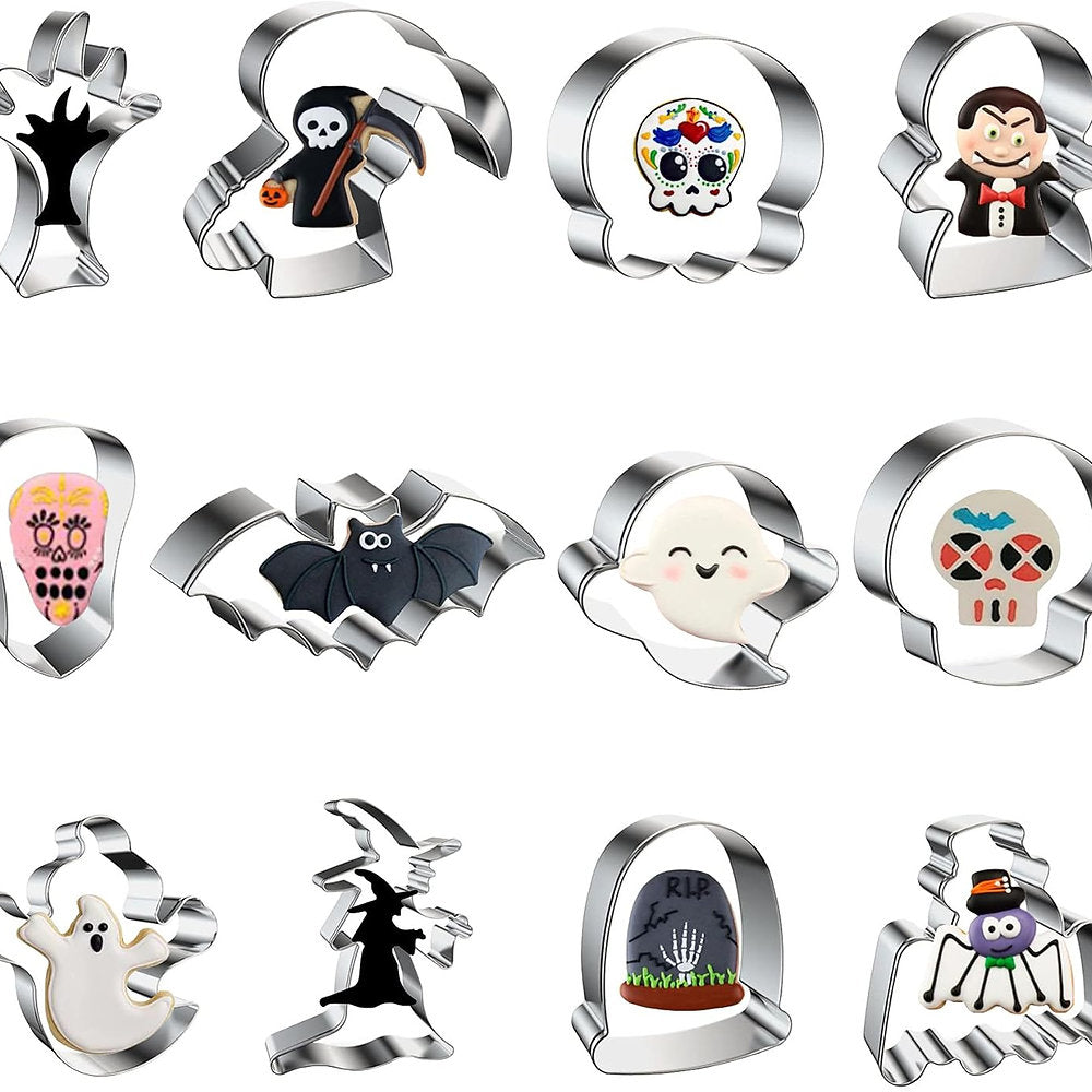 Forme de prăjituri de Halloween, 12 buc