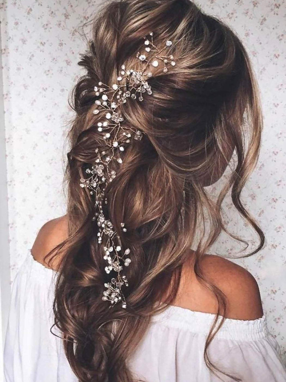 Accesoriu par lung mireasa