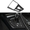 Decoratie autoclant consola schimbator vitezeBMW seria 3 sau 4, carbon