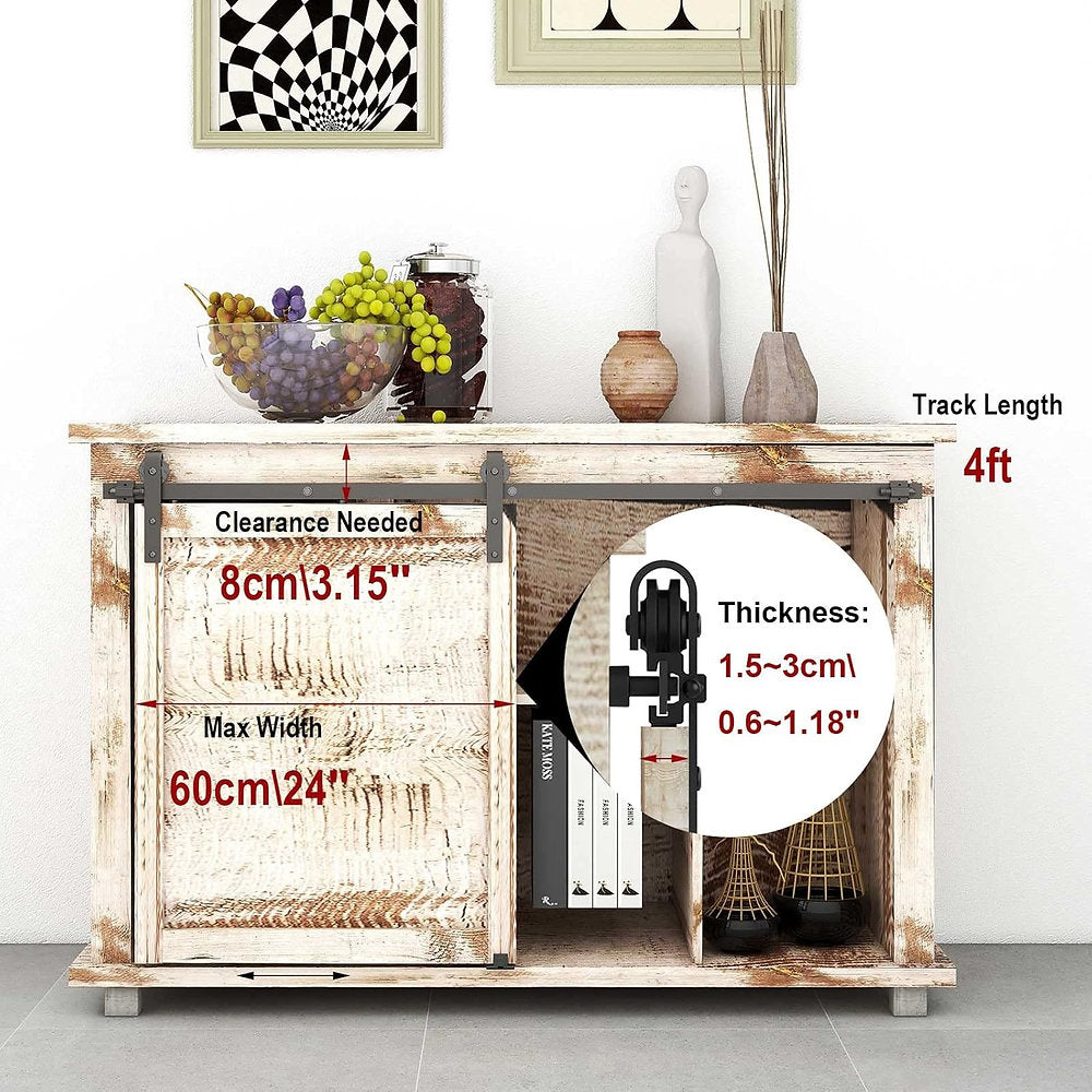 Mecanism, kit usa glisanta dulap, BONIKLUBA, 76,91 sau 121 cm