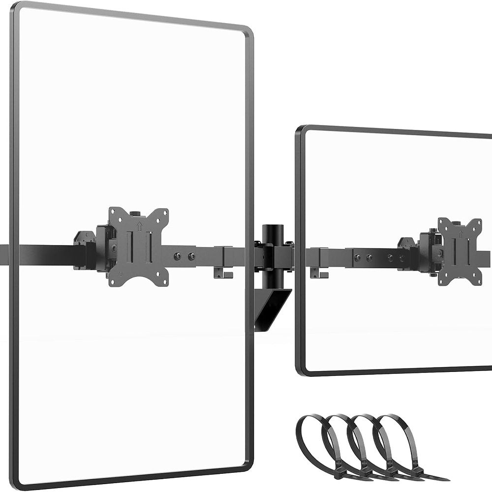 Suport monitor pe perete, Putorsen doua monitoare, regrabil , 24-38"
