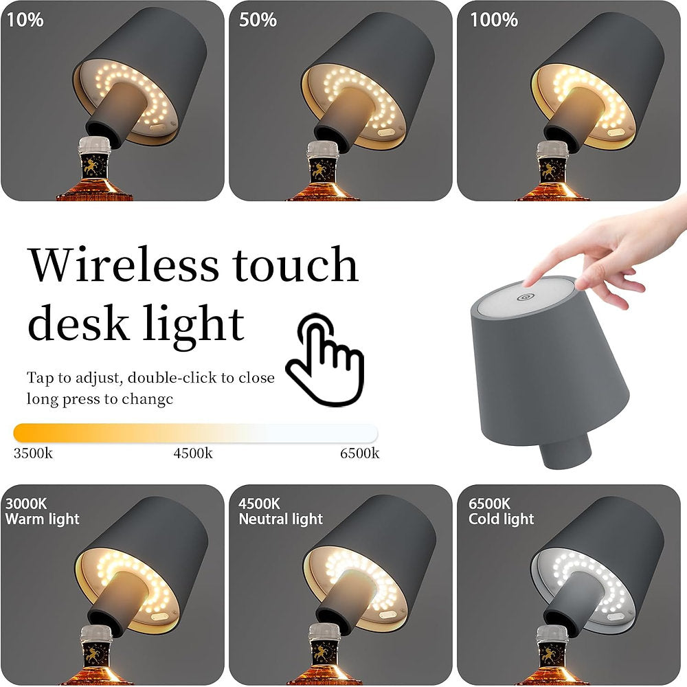 Lampa led pe sticla, 2700-6000k,decorativa, lumina reglabila, 3w, IP54