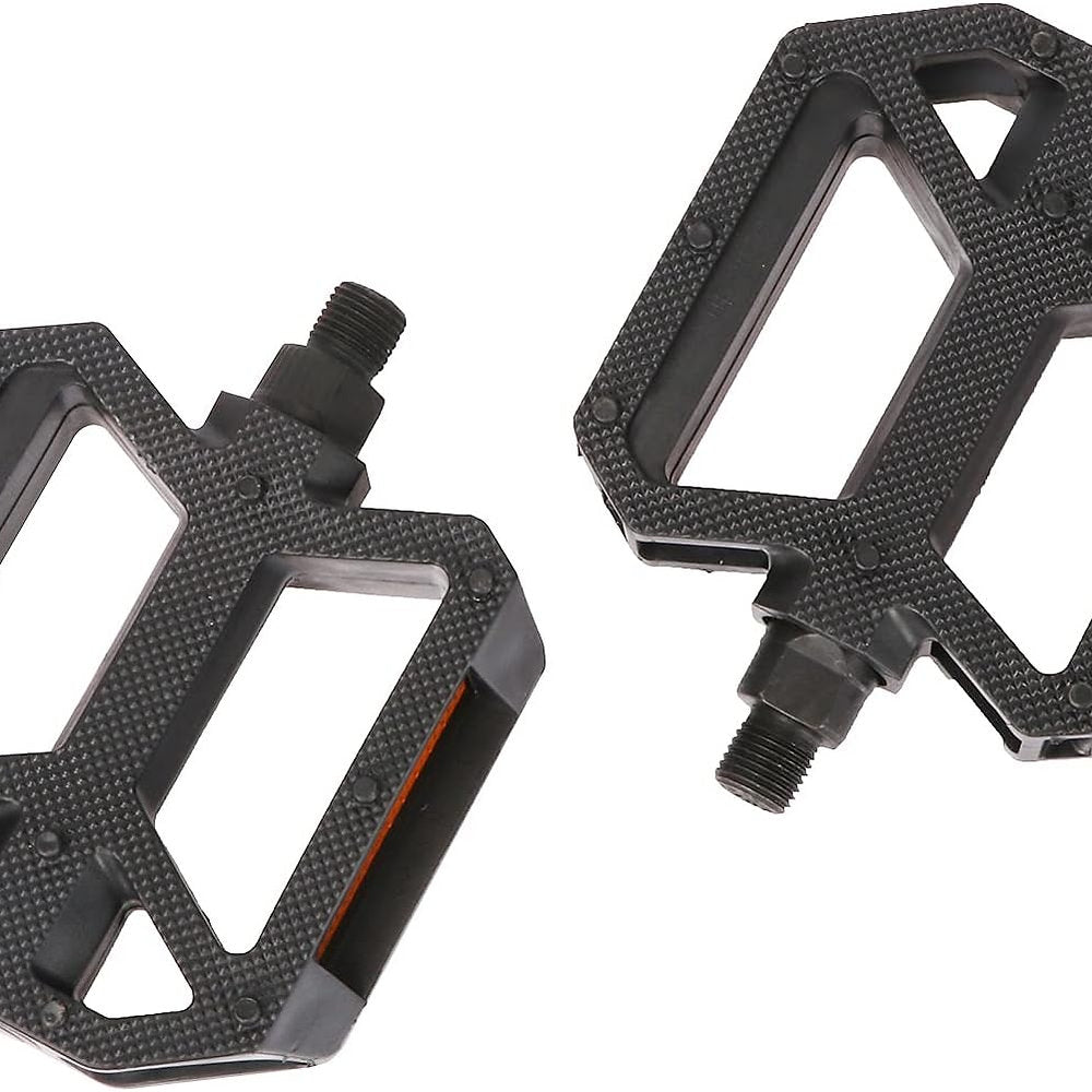 Pedale bicicletă AVASTA ax oțel cu reflector, anti-alunecare Set de 2 himb, an