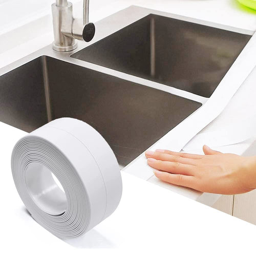 2 x Banda adeziva SUIXI, etansare, impermeabila, alba, 22mm x 3.2m