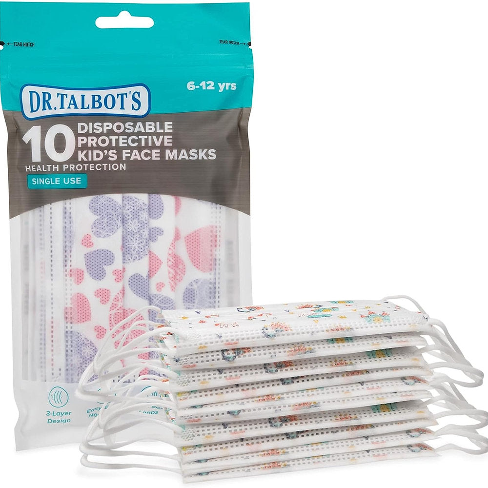 2 x Set de 10 Masti medicale, Nuby, copii 4-12 ani, Dr Talbot`s